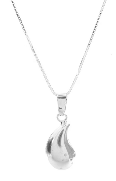 Dije y cadena de Gota Plata